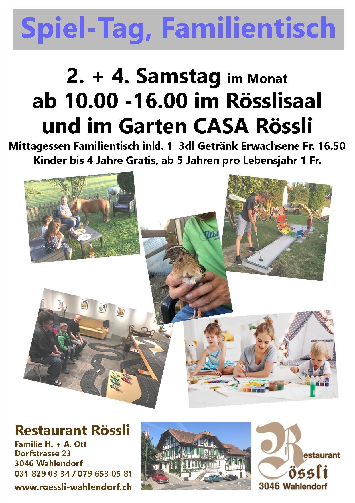 Spiel Tag Jeweils Am 2 Und 4 Samstag Im Monat Restaurant